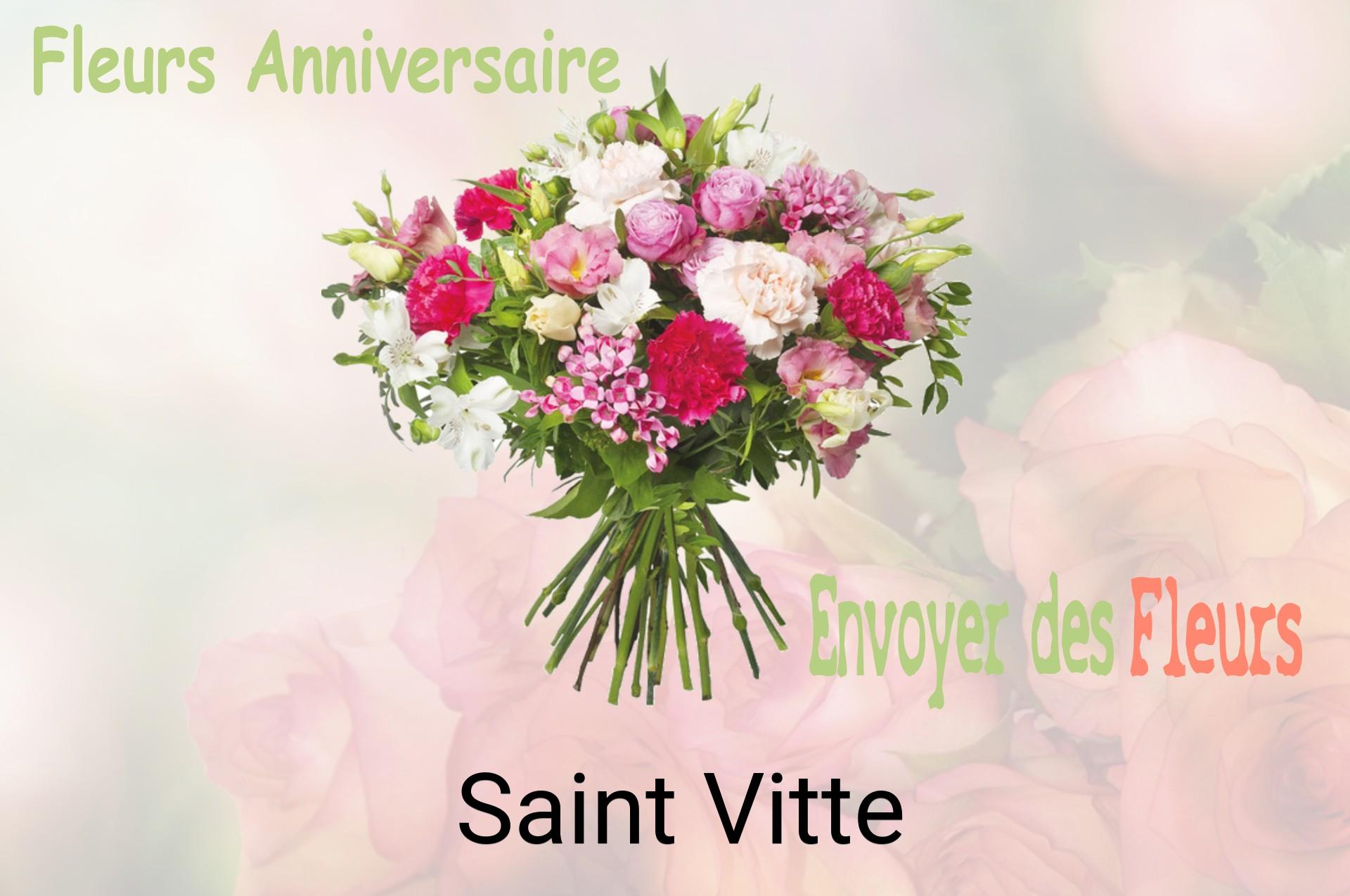 Bouquet de fleurs d’anniversaire livré à Saint-Vitte