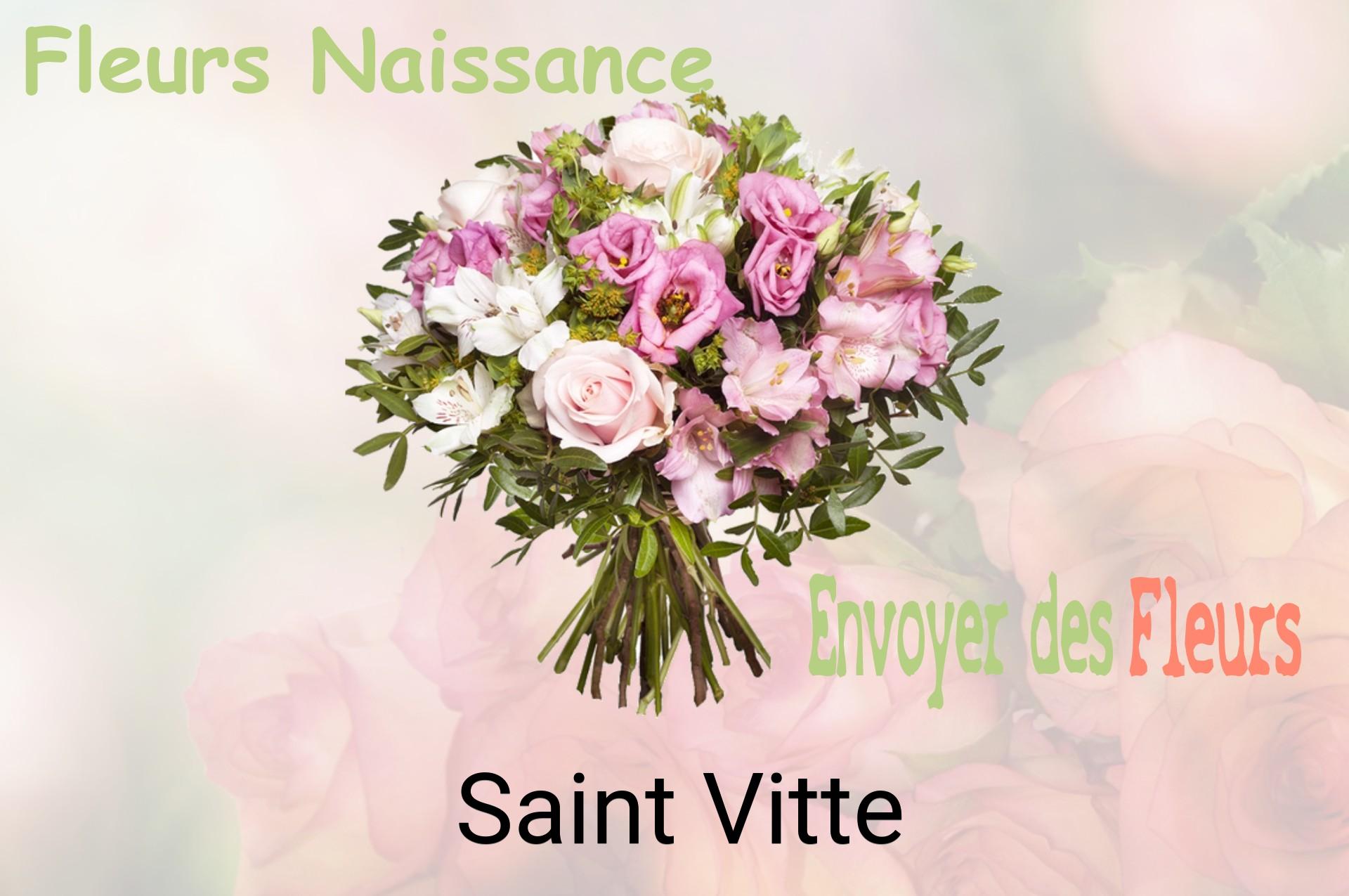 Bouquet de fleurs de naissance livré à Saint-Vitte