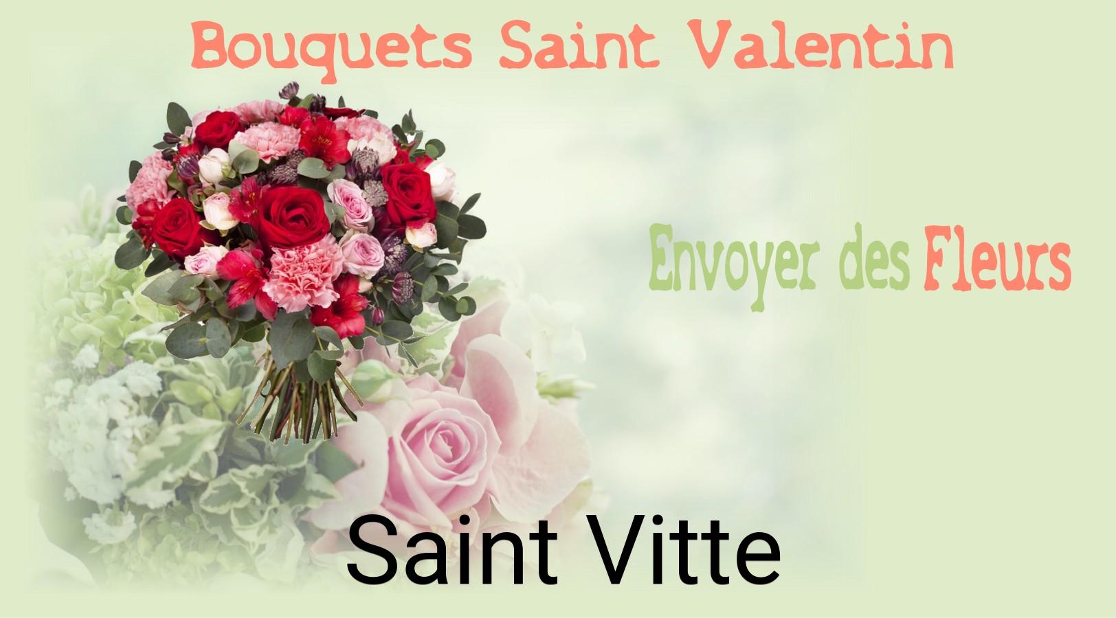 Roses de Saint-Valentin livrées à Saint-Vitte